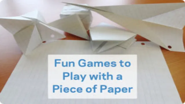 easy games to play with friends on paper